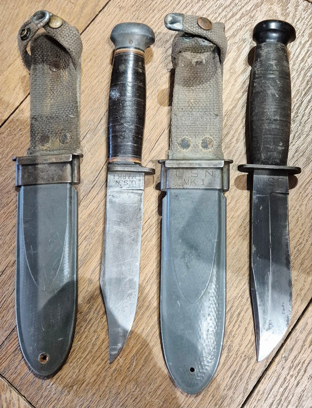 Couteaux de combat ww2 USN MK1, Collections, Enlèvement ou Envoi, Marine