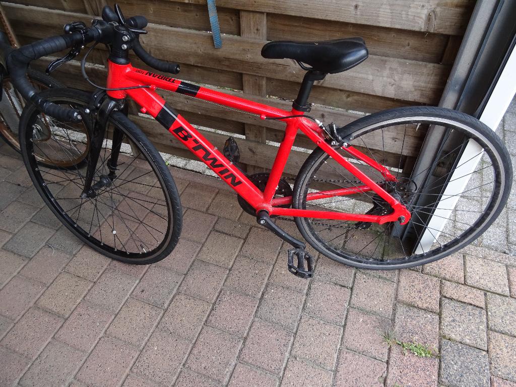 kinder koersfiets, Fietsen en Brommers, Ophalen, Gebruikt, 15 tot 20 versnellingen, Overige maten