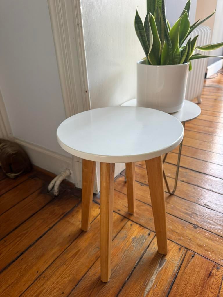 Tabouret, Vintage design, Rond, Moins de 55 cm, Enlèvement