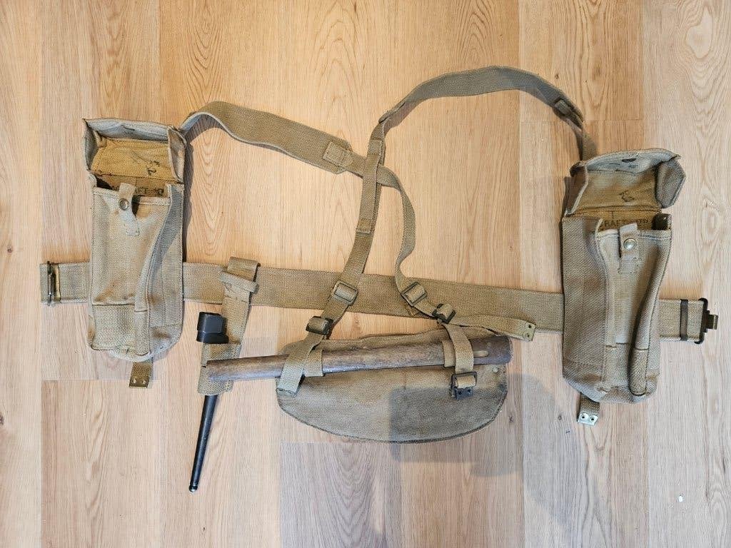 Originele WOII complete Britse equipement set, Ophalen of Verzenden, Landmacht, Overige typen