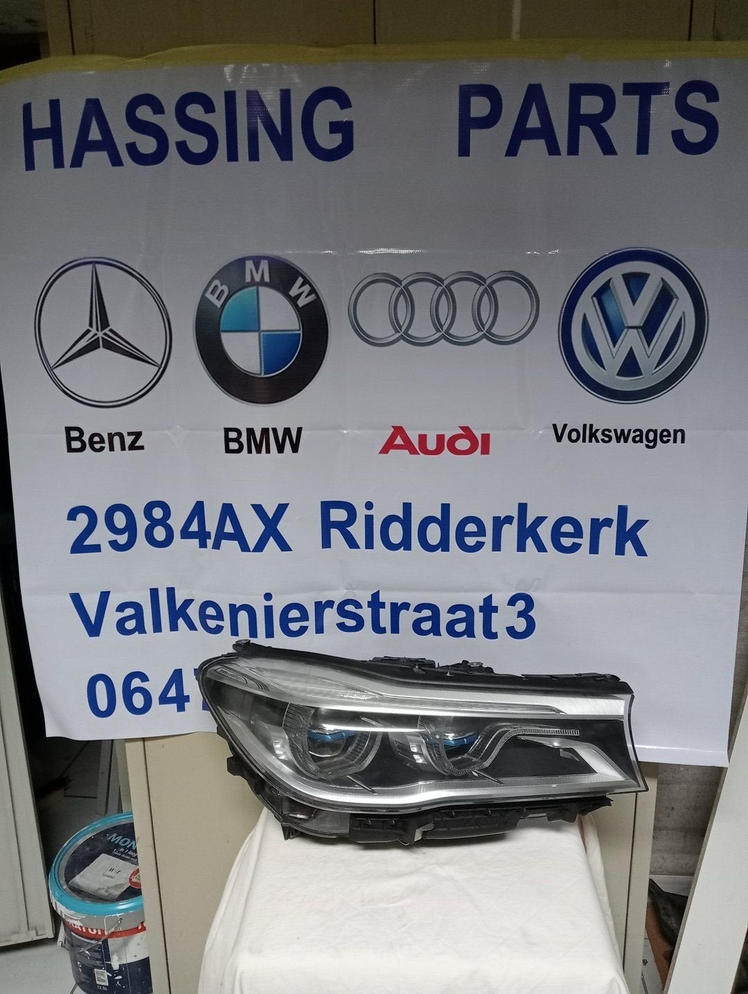 BMW 7 G11 G12 KOPLAMP 740870301, -, Utilisé, -, Enlèvement ou Envoi