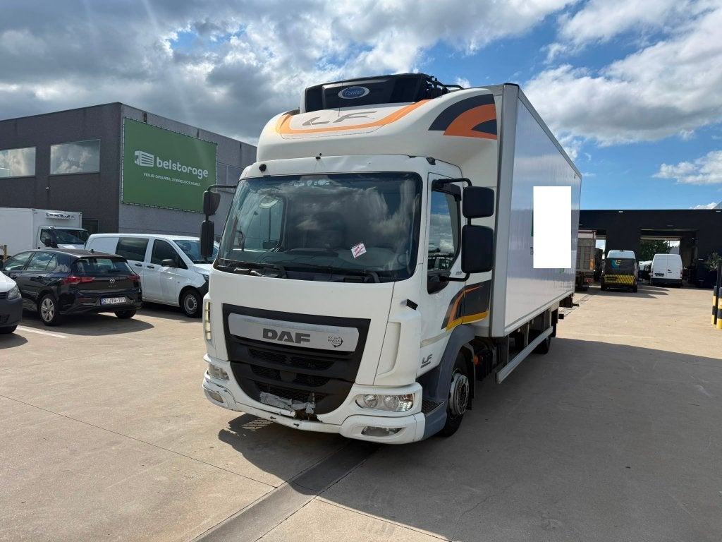 DAF LF 220 (Stock ID 34605), Auto's, Vrachtwagens, Automaat, Euro 6, Wit, Bedrijf