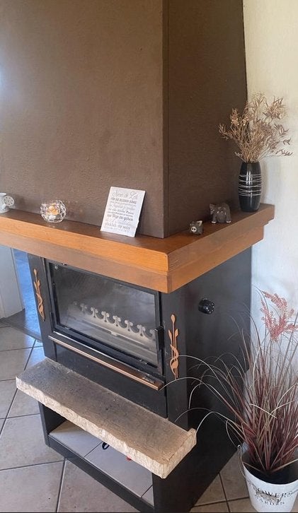 Poêle Cheminée encastré Acier 11kw +4917647864455, Maison & Meubles, Cheminées, Enlèvement ou Envoi, Utilisé, Encastré, Cheminée au bois