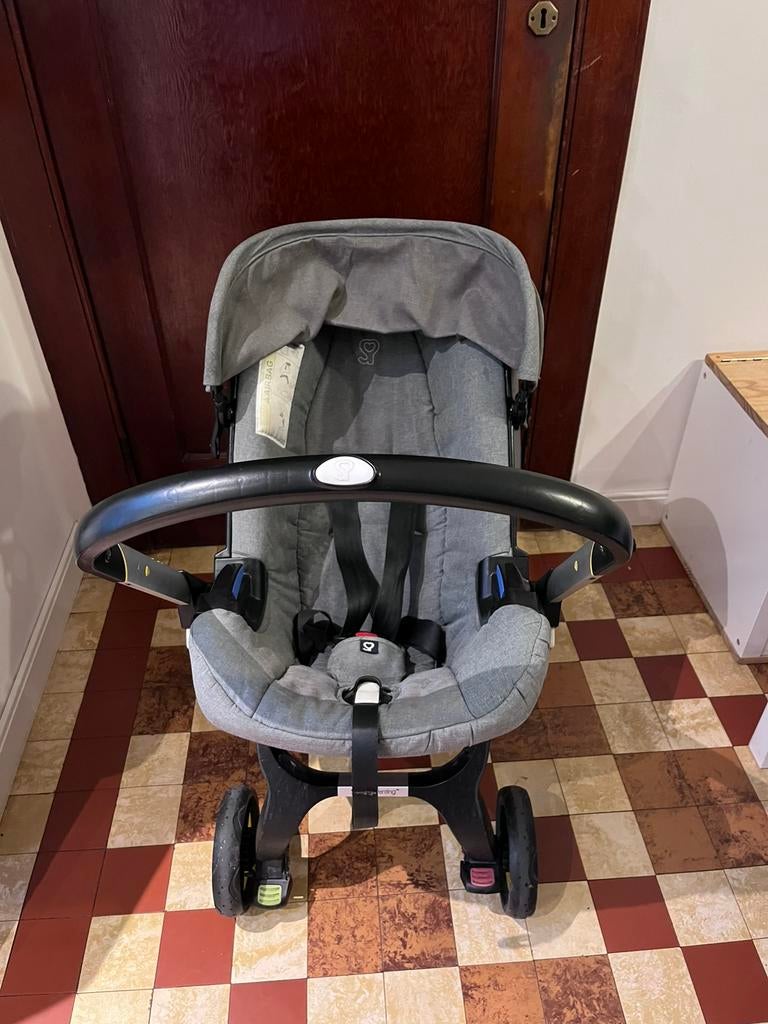 Doona buggy/autostoel en regenhoes, Autres marques, Enlèvement ou Envoi, Poussette combi, Utilisé