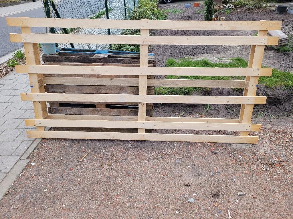Gratis Houten paletten, Tuin en Terras, Ophalen