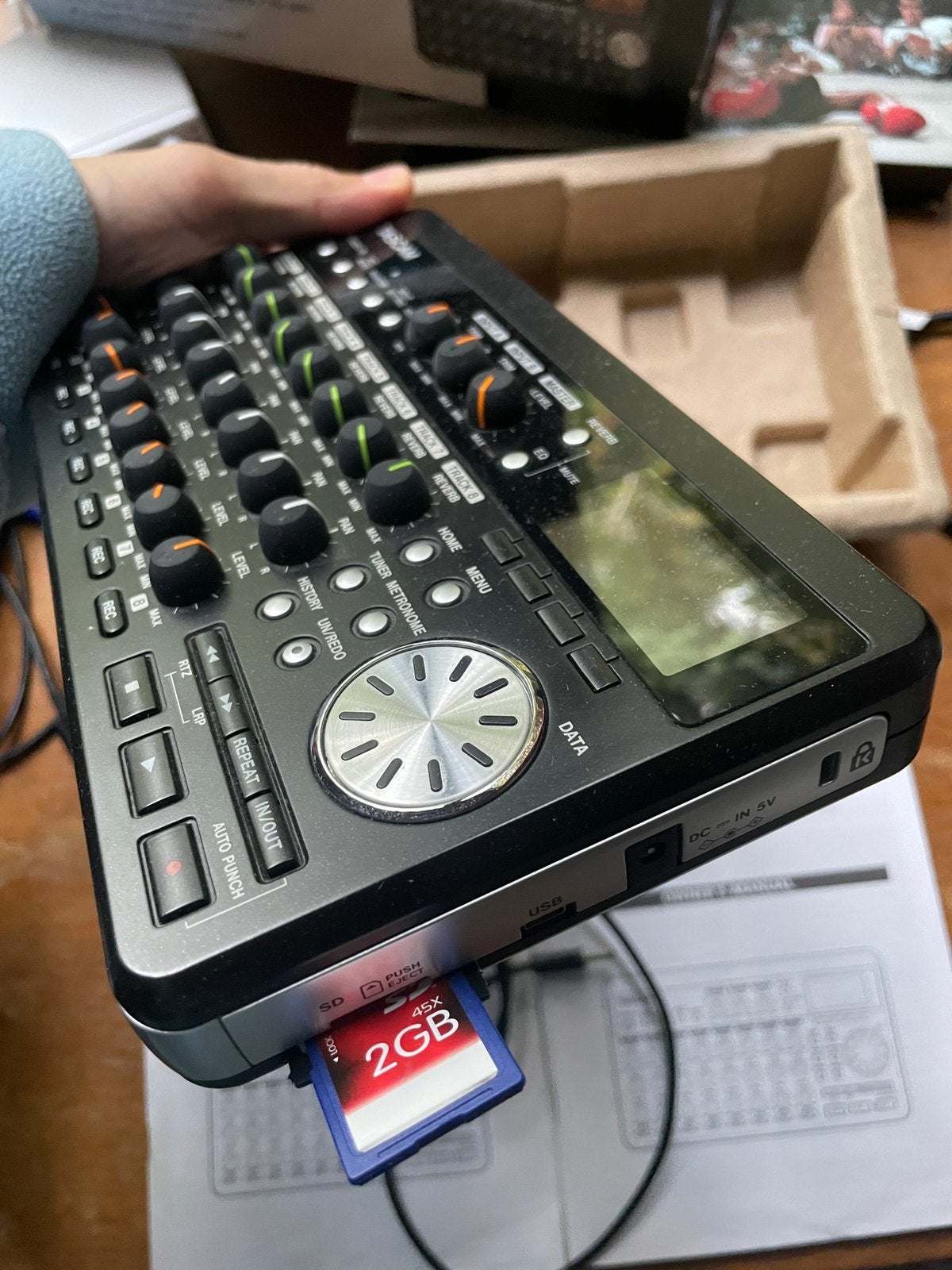Tascam DP-008 Pocketstudio, Ophalen of Verzenden, Zo goed als nieuw