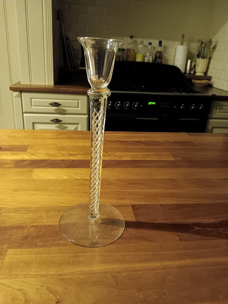Antiek glazen slingerglaasje, Antiek en Kunst, Ophalen of Verzenden, Glas