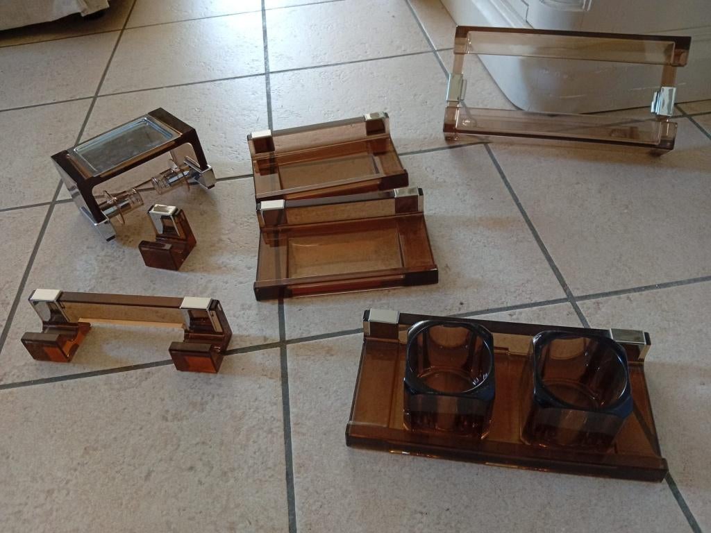 Ensemble d'accessoires sdb rétro neufs - Allibert, Enlèvement ou Envoi, Serviette