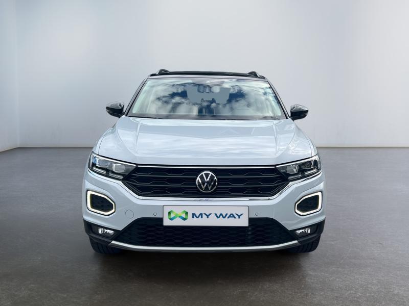Volkswagen T-Roc United*GPS*Caméra*Capteurs Av/Ar*Clim auto, Start-stop-systeem, Euro 6, Wit, Bedrijf