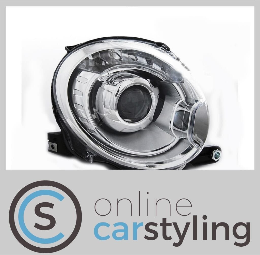 Koplampen Fiat 500 Xenon Look, Neuf, -, Fiat, -