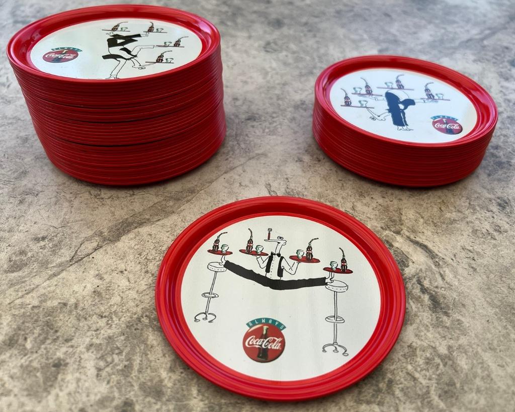 Coca Cola onderzetters - Retro - Vintage, Envoi, Comme neuf, Ustensile