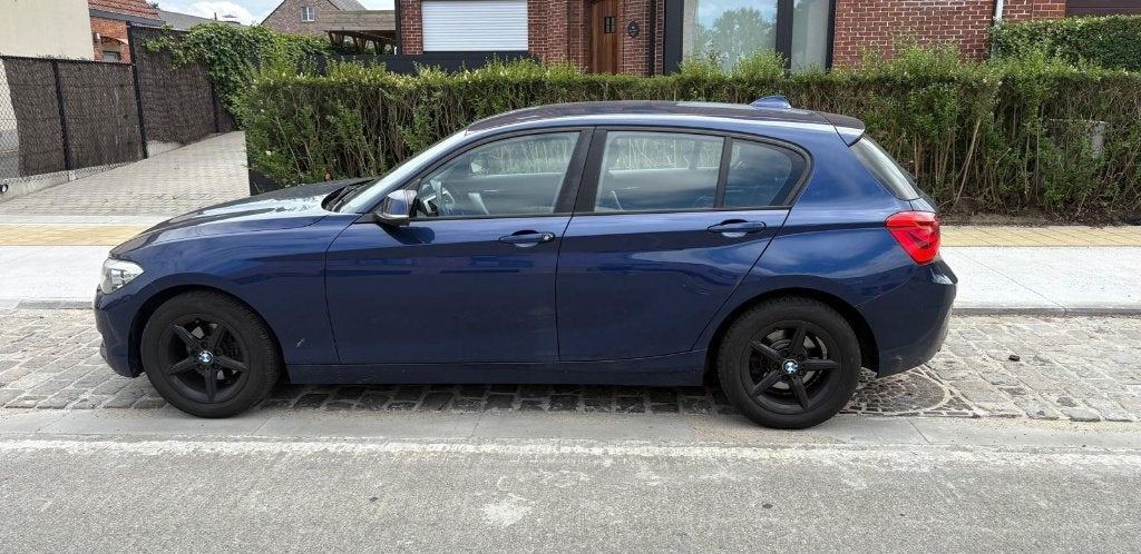 BMW 116D, Auto's, BMW, Zwart, Blauw, Particulier, Onderhoudsboekje