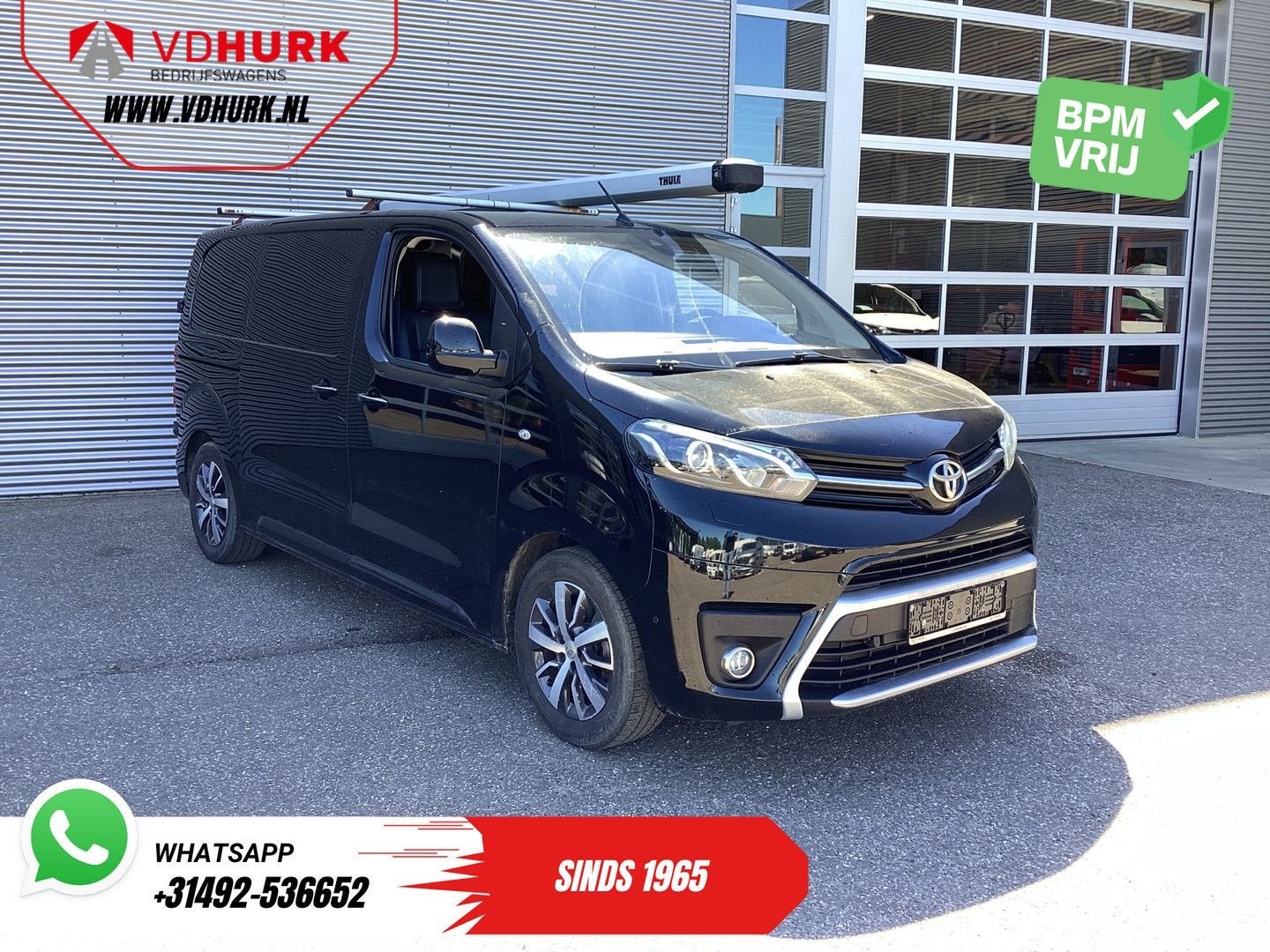 Toyota PROACE Worker 1.5 2x Schuifdeur/ Adapt.Cruise/ Head-u, Zwart, Bedrijf, Toyota, Te koop