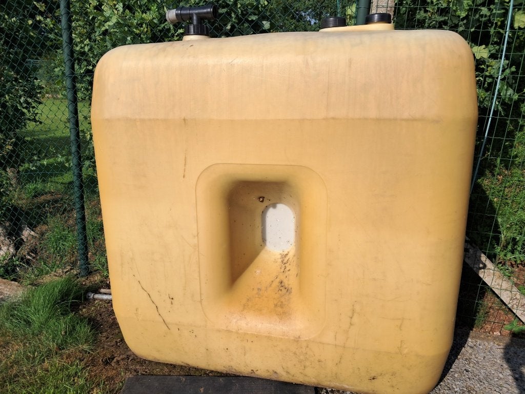PVC Mazouttank , brandstoftank 1500 liter, Enlèvement, Utilisé