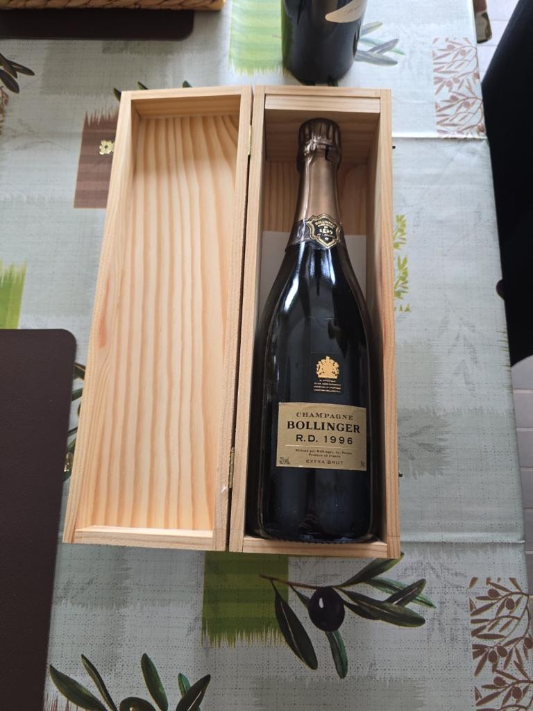 Champagne . Bollinger R.D. 1996 – Extra Brut . 3500 Hasselt, Verzamelen, Frankrijk, Nieuw, Ophalen of Verzenden, Champagne