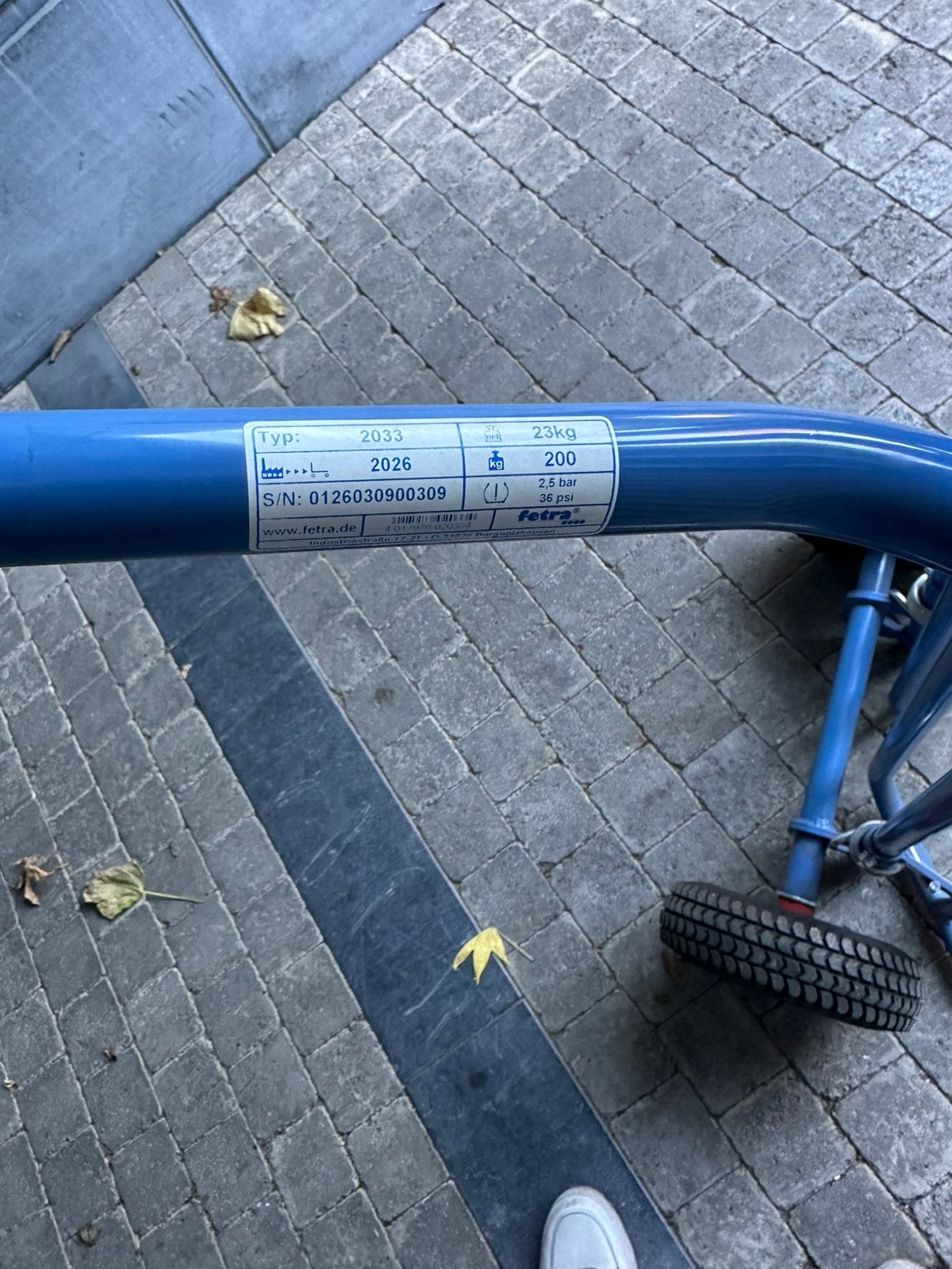 Fetra banden steekwagen zo goed als nieuw, Ophalen, Zo goed als nieuw, Steekwagen