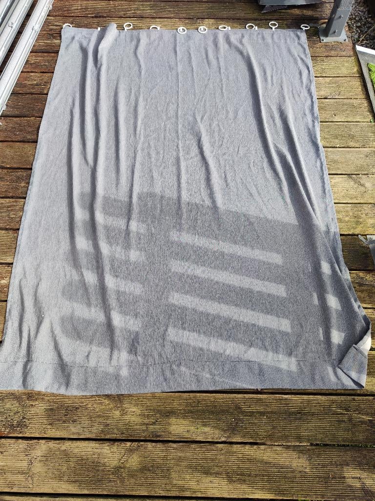 Rideaux, Ophalen, Gebruikt, 100 tot 150 cm, Grijs