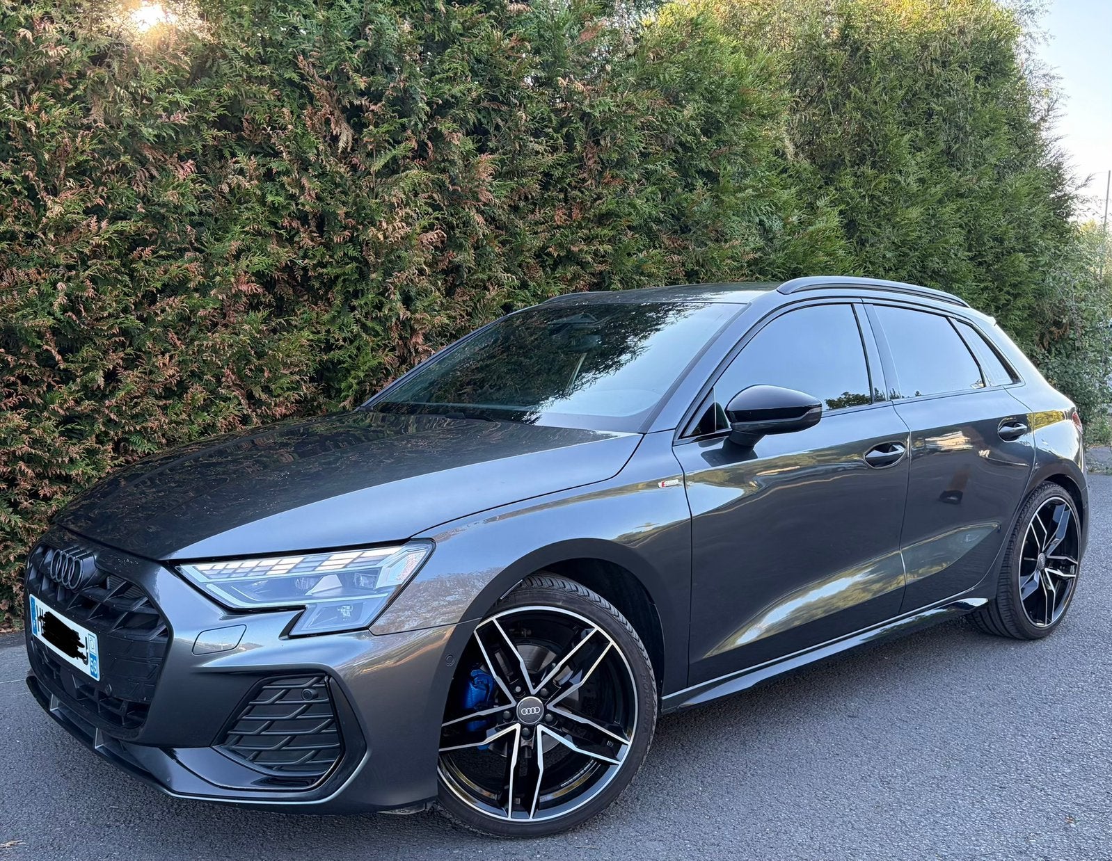 Audi a3 8y sline 35 tfsi 150 garantie, Auto's, Audi, Stof, 5 deurs, Particulier, Zilver of Grijs