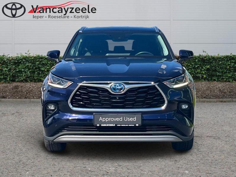 Toyota Highlander 7 zits+Premium Plus+360cam+gps+sens V+A, Auto's, USB, 5 deurs, Hybride Elektrisch/Benzine, SUV of Terreinwagen