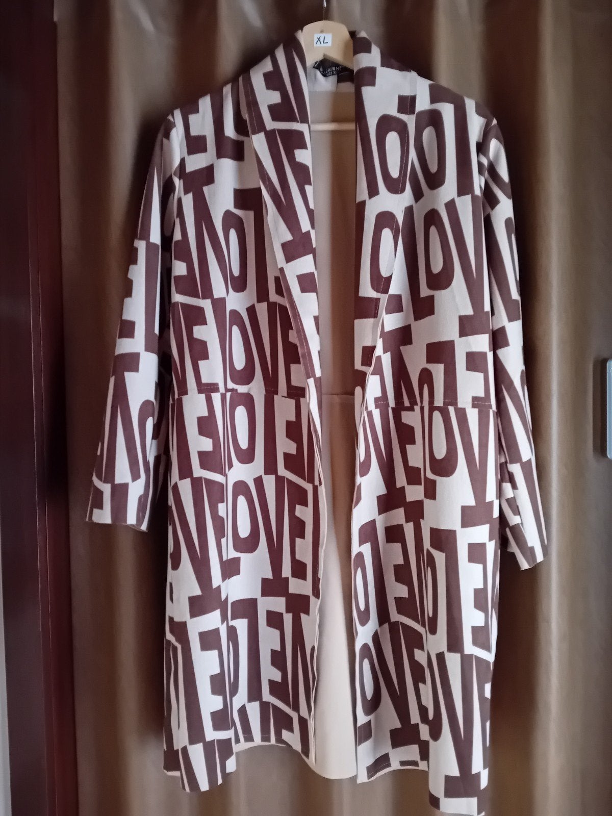 Opvallende lange vest - blazer XL, Kleding | Dames, Jasjes, Kostuums en Pakken, Ophalen, Zabaione, Maat 46/48 (XL) of groter, Nieuw