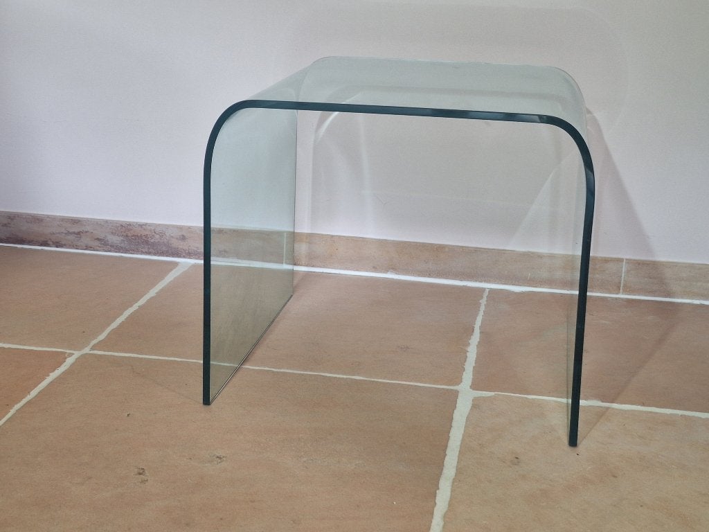 Table d'appoint en verre, Moins de 55 cm, Verre, Enlèvement, Carré