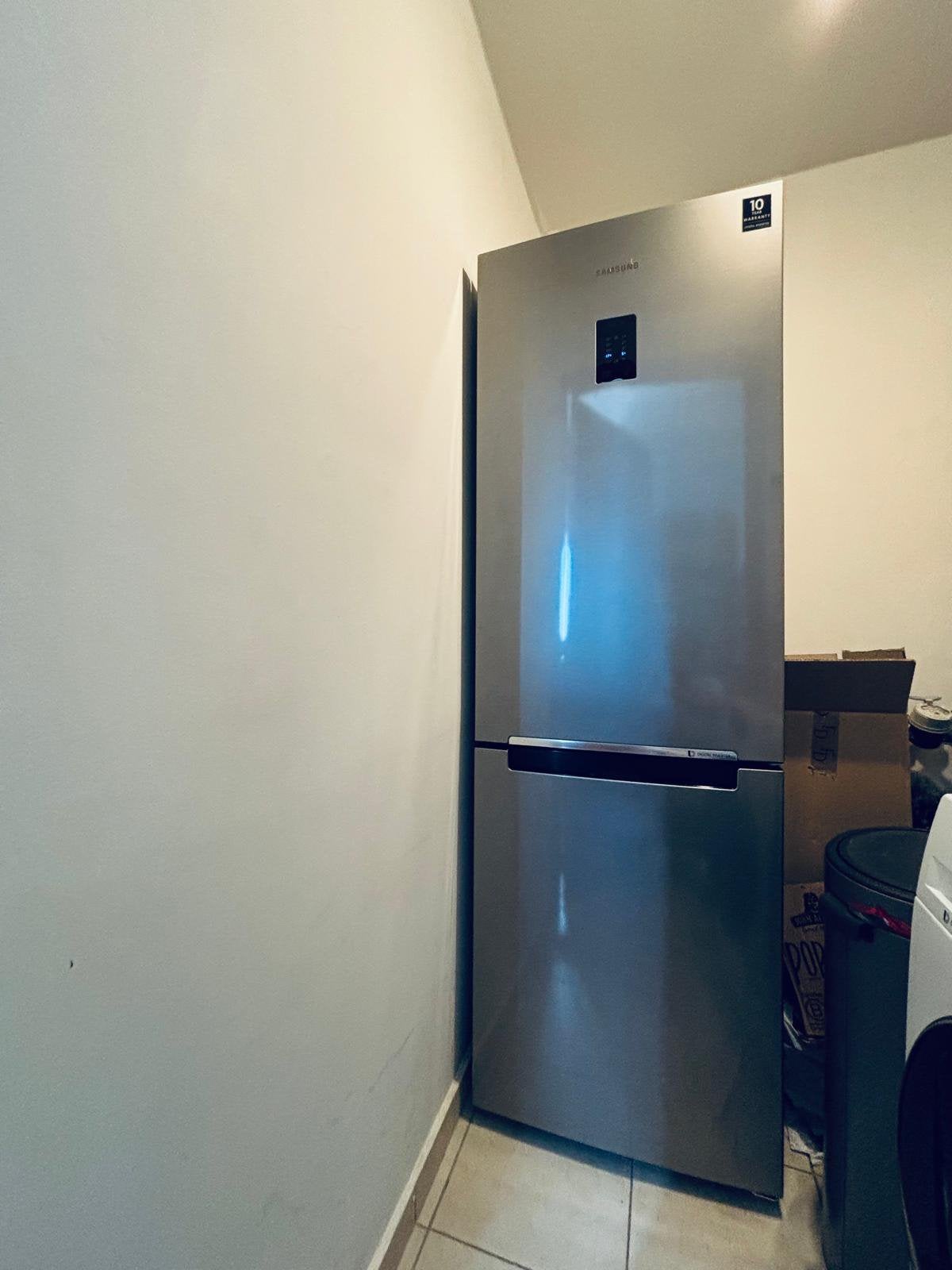 Frigo Samsung argent metallisé parfait état, Electroménager, Enlèvement, Comme neuf