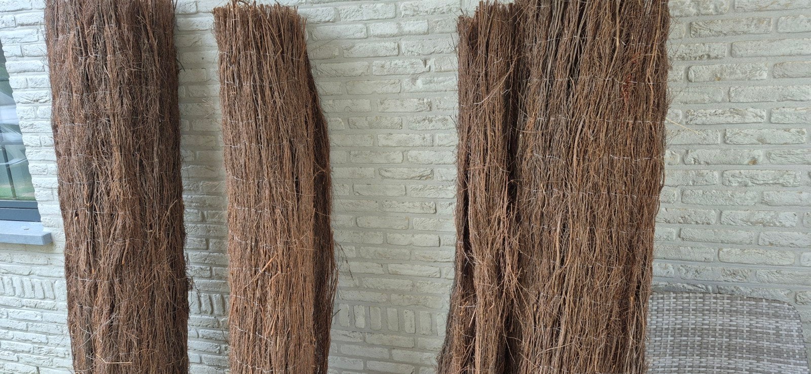 Ericamatten 180 cm hoog – 25 lopende meter -1cm dik, Ophalen, Gebruikt, 200 cm of meer, 150 tot 200 cm