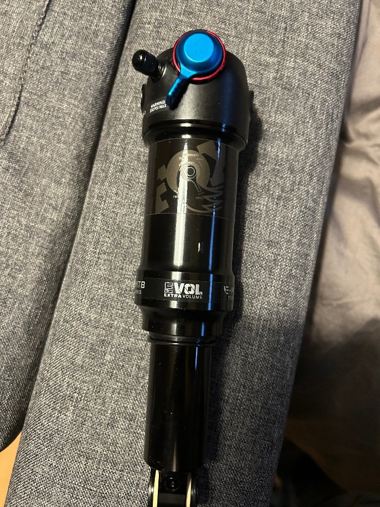 Fox Float DPS EVOL 185x55 Trunnion - Excellent état, Vélos & Vélomoteurs, Enlèvement ou Envoi, Utilisé, Autres types, FOX RACING