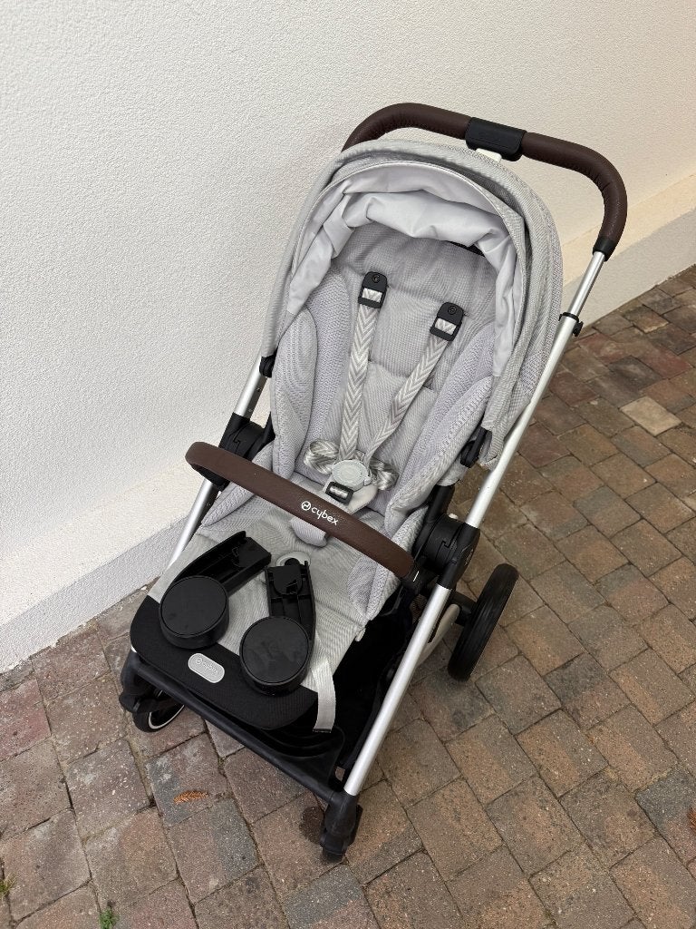 CYBEX Balios S Platinum White, Enlèvement, Comme neuf, Poussette, Autres marques