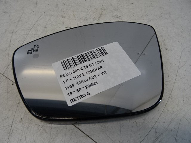 RETROVISEUR LATERAL GAUCHE 308 (L3 / L8 / LB / LH / LP), Utilisé, Peugeot