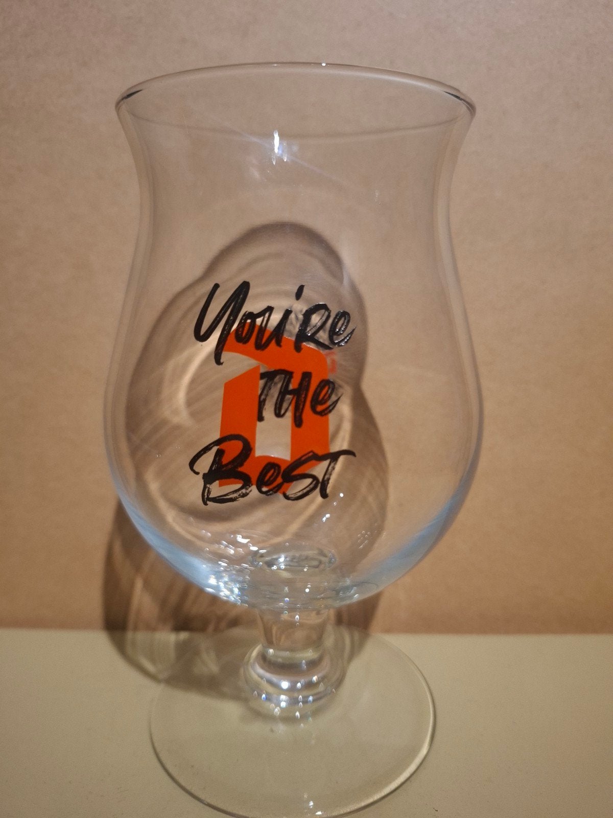 Verre Duvel Tu es le meilleur, Collections, Enlèvement ou Envoi, Duvel