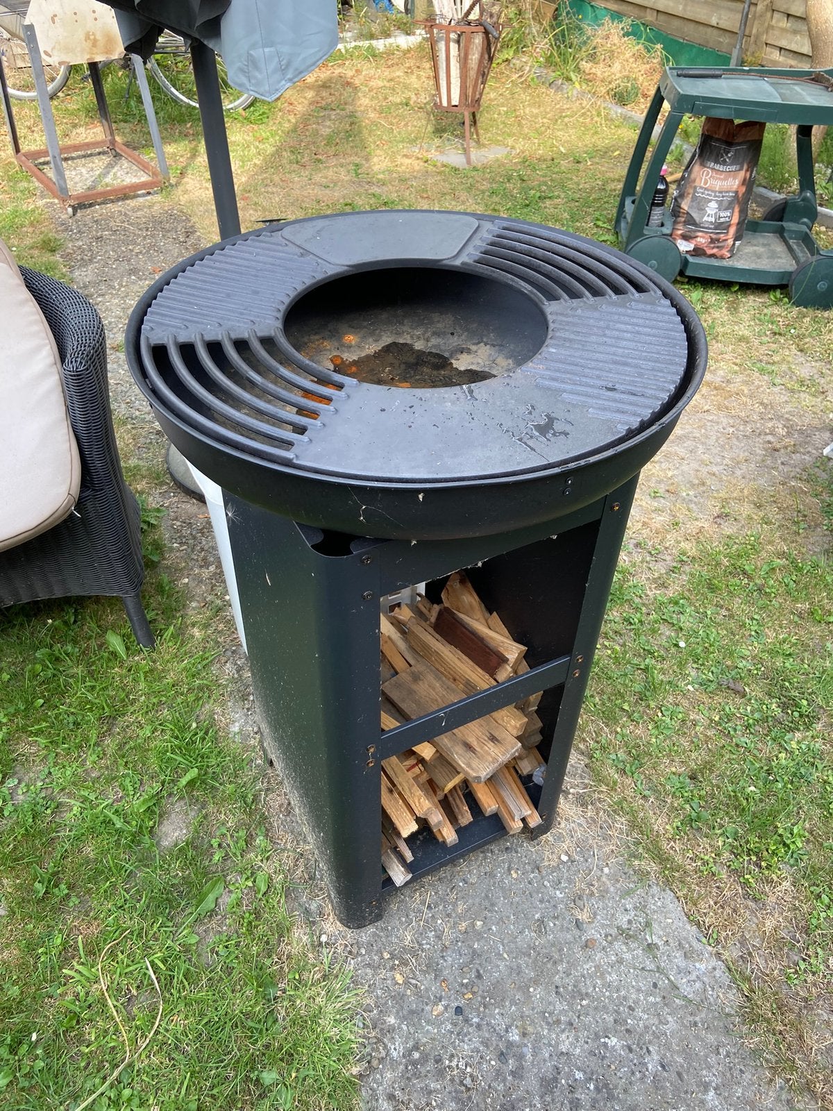 Tuin haard en grill, Tuin en Terras, Tuinhaarden, Ophalen, Zo goed als nieuw