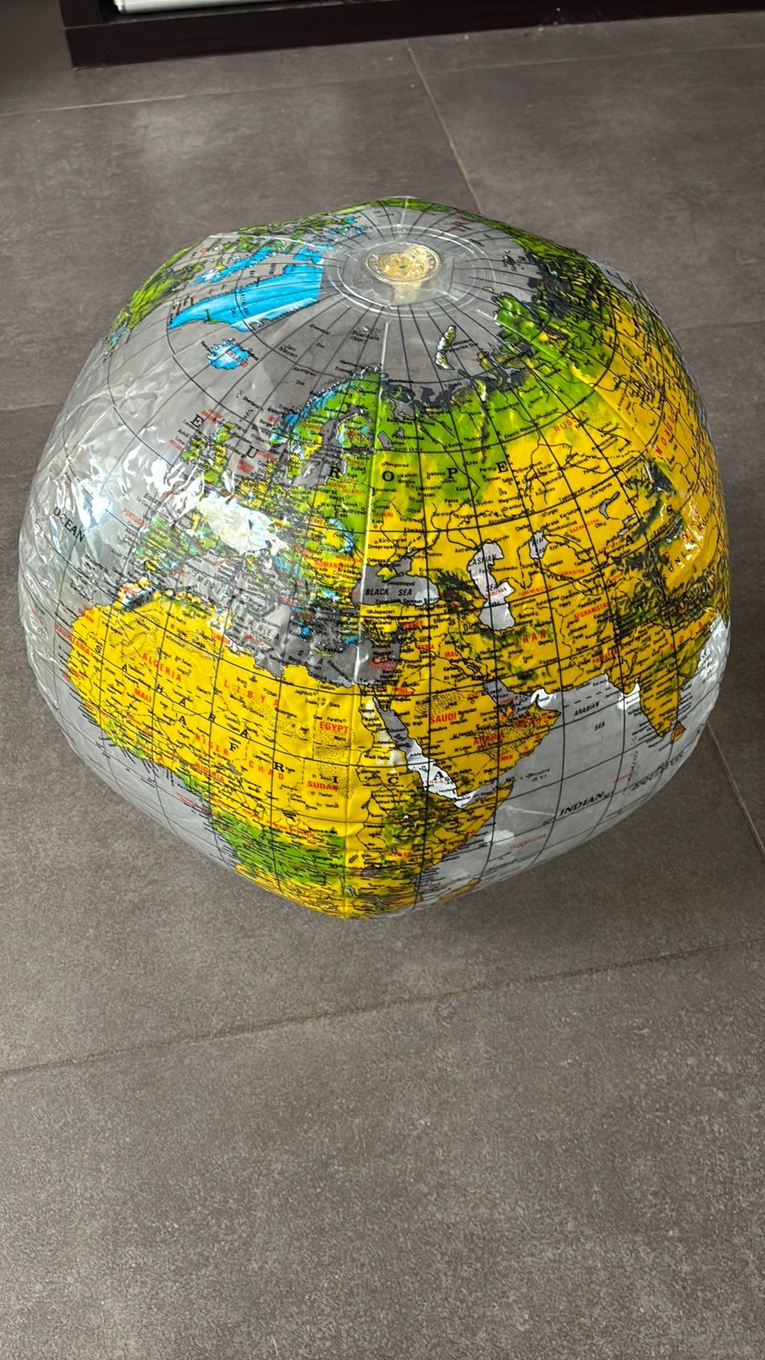 Opblaasbare wereldbol, Maison & Meubles, Enlèvement ou Envoi, Comme neuf