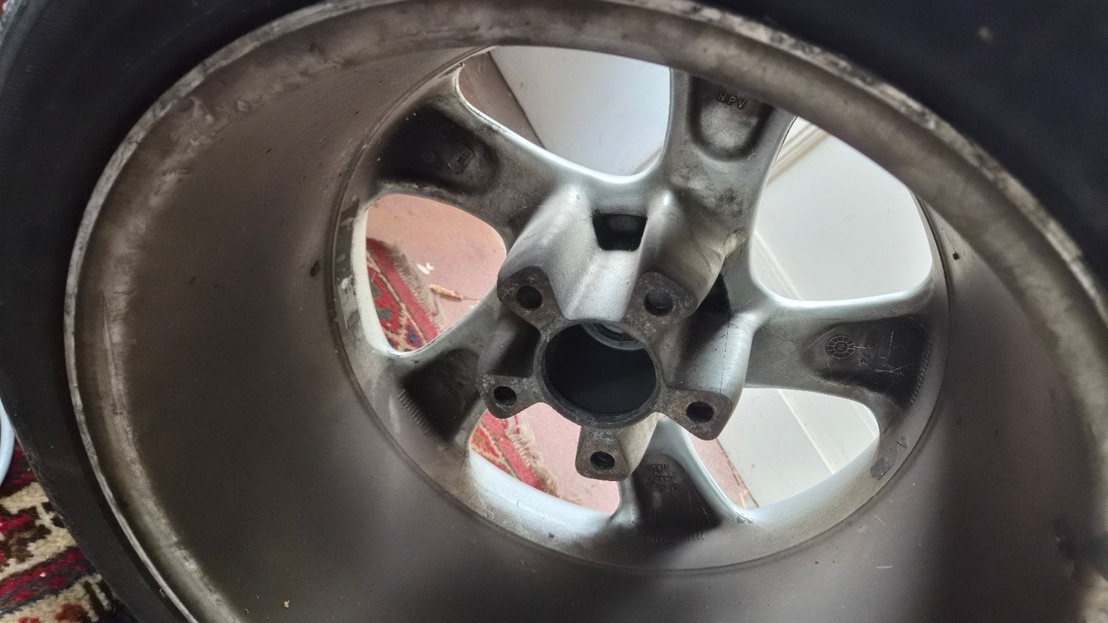 17inch Porsche cup3 REPLICA WHEELS, Auto diversen, Ophalen, Gebruikt