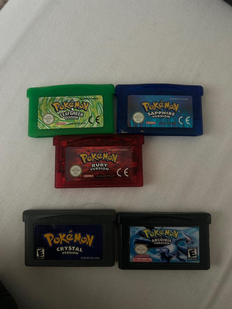 Pokemon games (Saphire, Ruby, Leaf Green) +, Enlèvement, Utilisé
