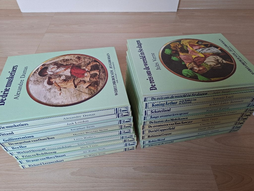 Complete 19-delige serie 'Wereldberoemde Jeugdboeken', Boeken, Ophalen