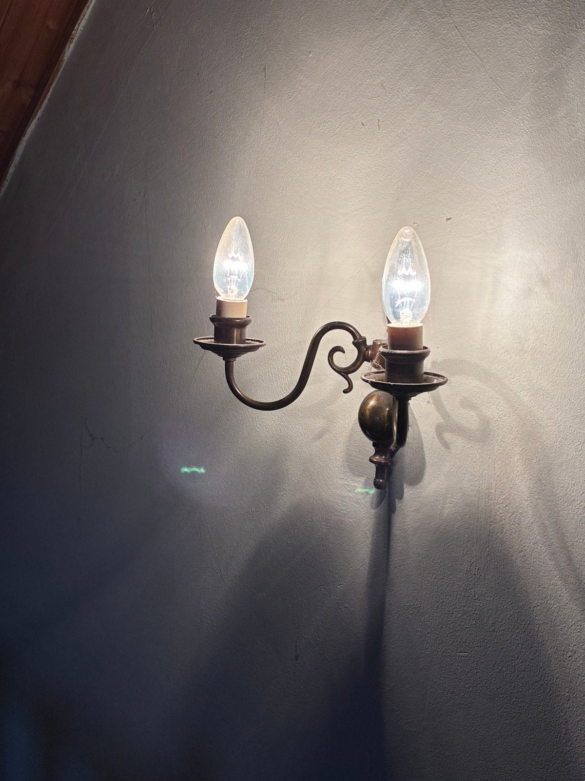 Antieke wandlamp, Huis en Inrichting, Ophalen, Gebruikt, Wandlamp