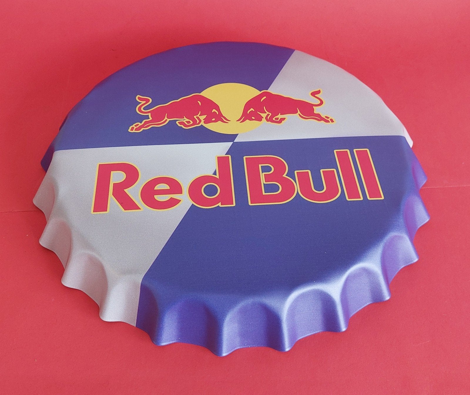 Red Bull 35 cm capsule wanddecoratie, Ophalen of Verzenden