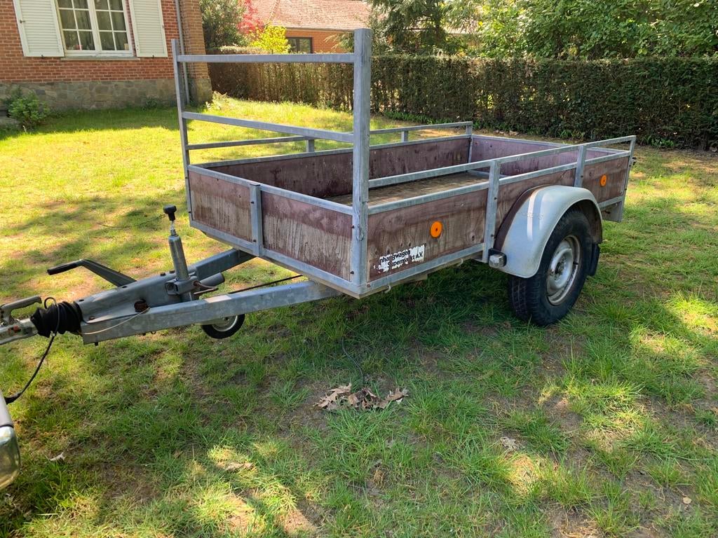 Anssems 1300kg geremde enkelas bakwagen, Auto diversen, Ophalen, Zo goed als nieuw