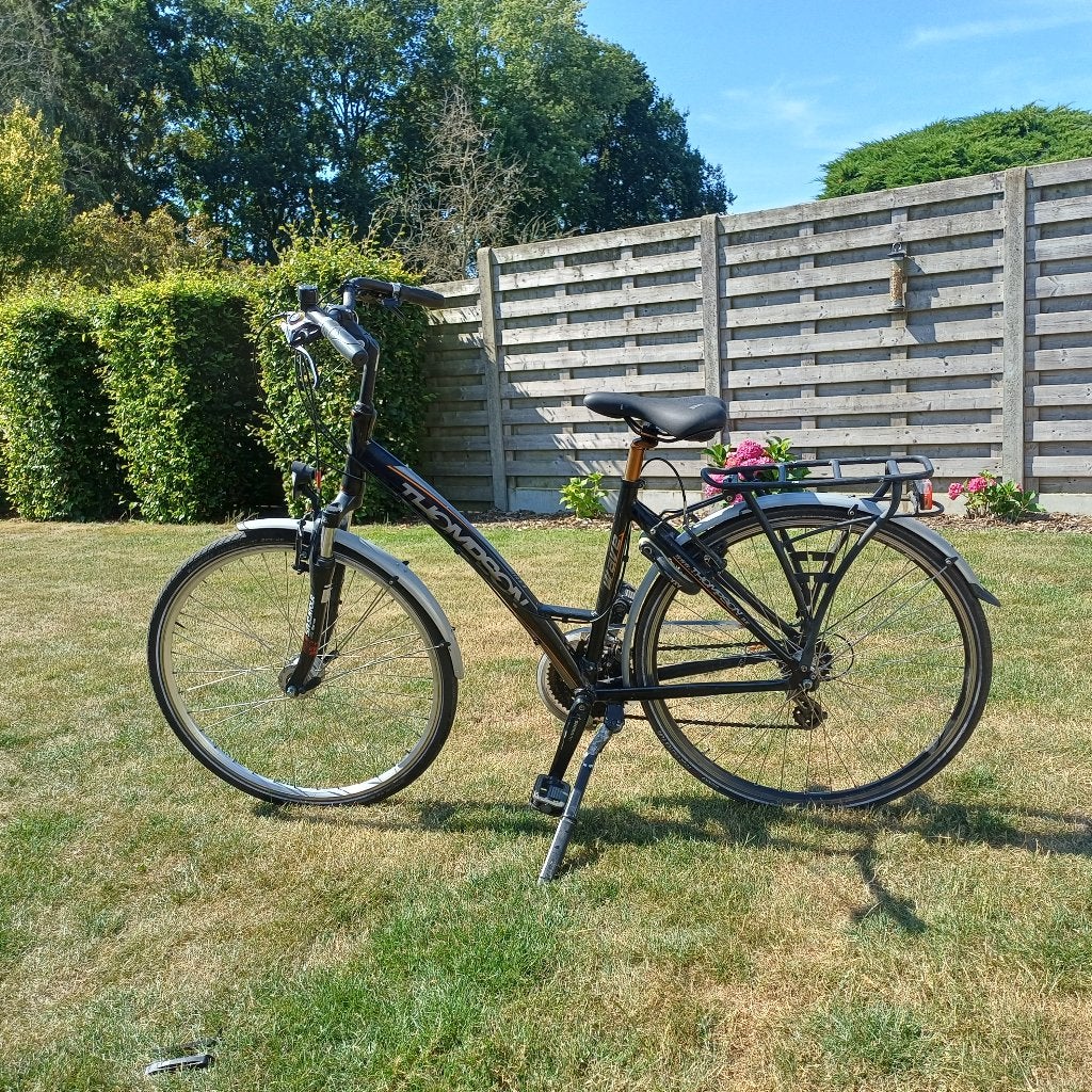 Fiets thompson, Fietsen en Brommers, Fietsen | Dames | Damesfietsen, Gebruikt, Velgrem, Versnellingen, Ophalen