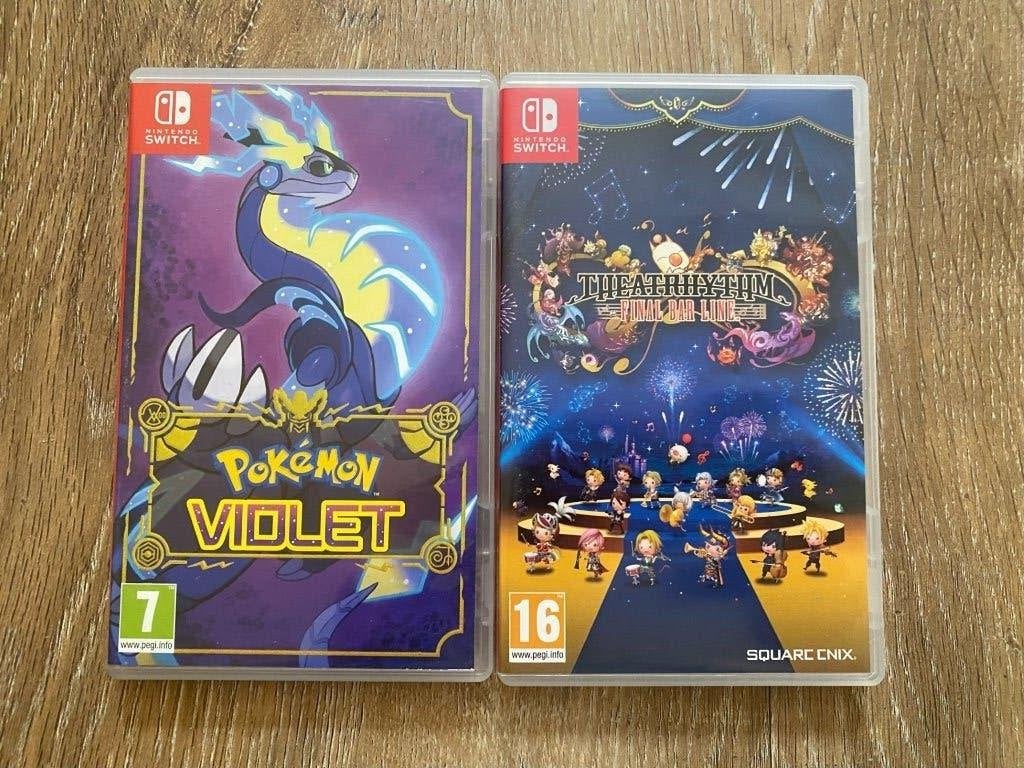Pokemon Violet + Final Fantasy Theatrhythm, Ophalen of Verzenden