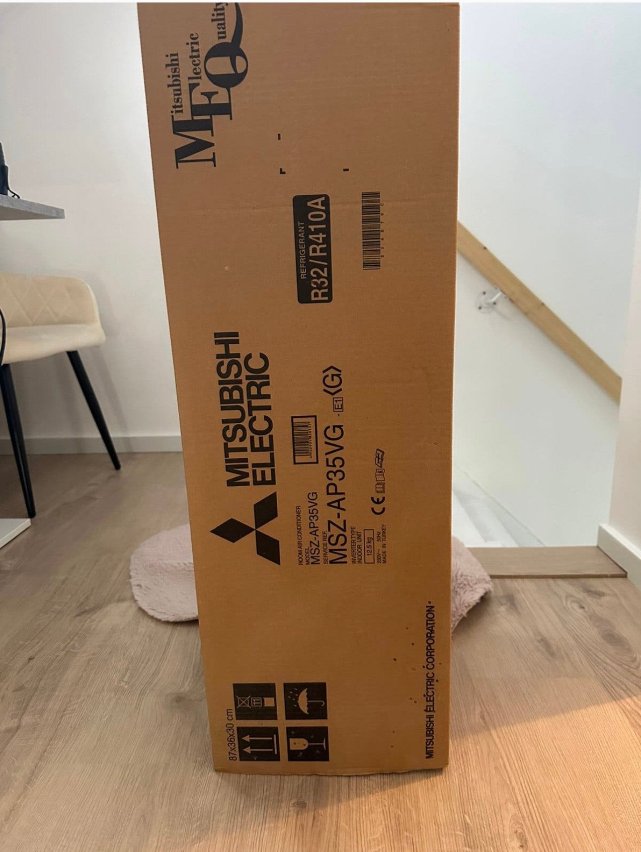 Vaste binnenunit 3,5kw Mitsubishi Electric nieuw, Electroménager, Neuf, Moins de 60 m³, Enlèvement, Climatisation murale