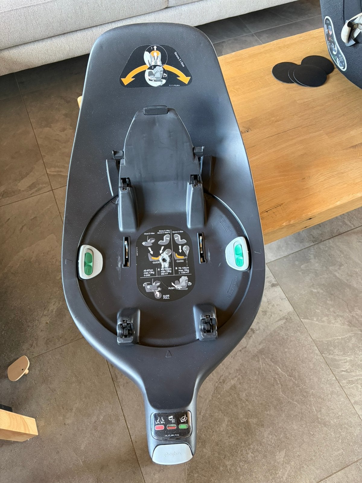 Cybex Cloud T i-Size + Sirona T i-Size + T Base, Enfants & Bébés, Sièges auto, Autres marques, Mode veille, Enlèvement, Utilisé