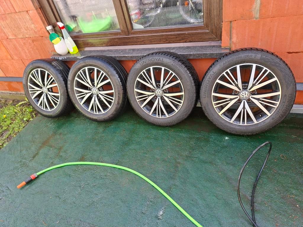 Jantes alu golf 7 5x112, Autos : Pièces & Accessoires, Pneus & Jantes, Jante(s)