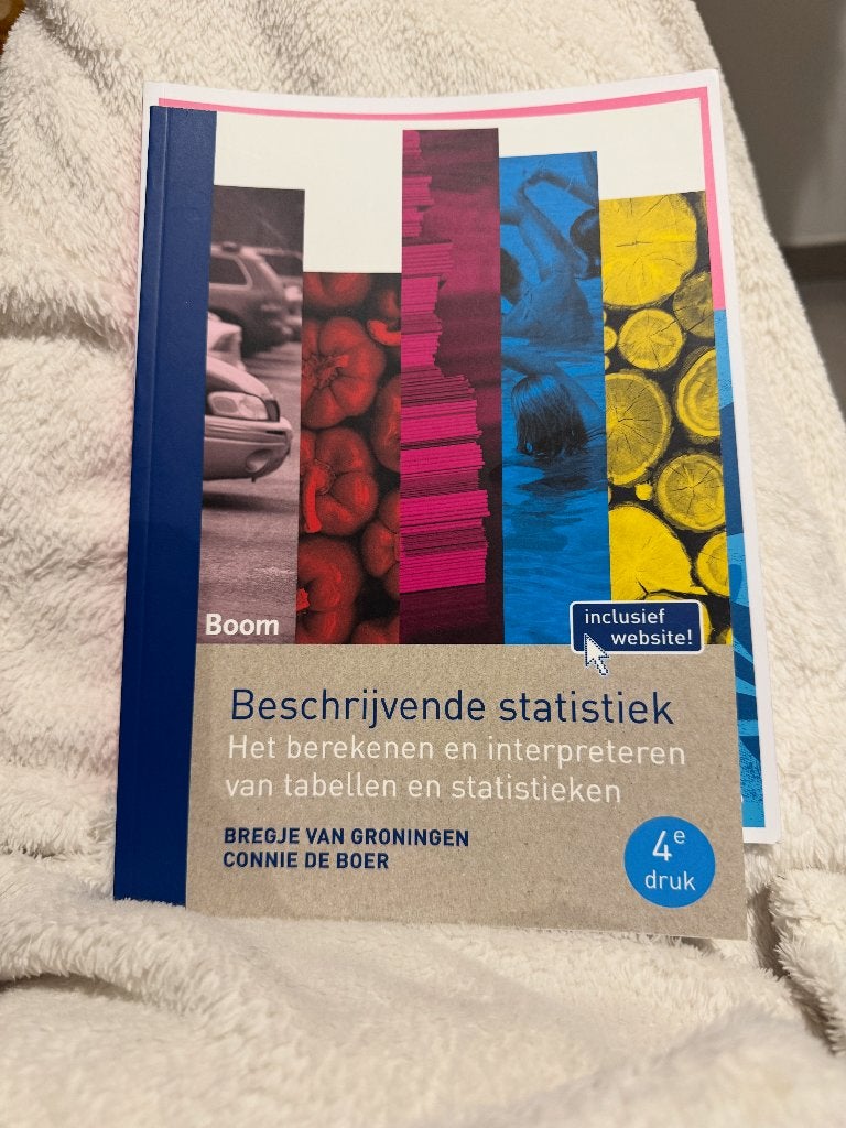 beschrijvende statistiek, Boom, Nieuw, Ophalen of Verzenden, Hogeschool