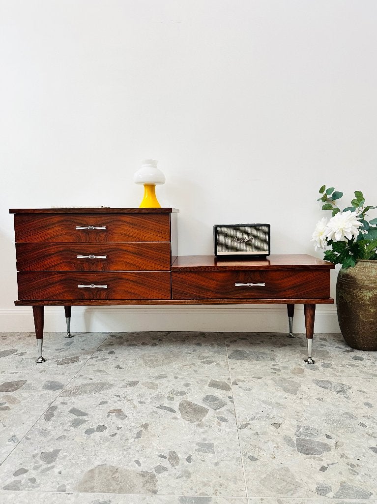 Sideboard à tiroirs vintage, Enlèvement, Utilisé, Avec tiroir(s)