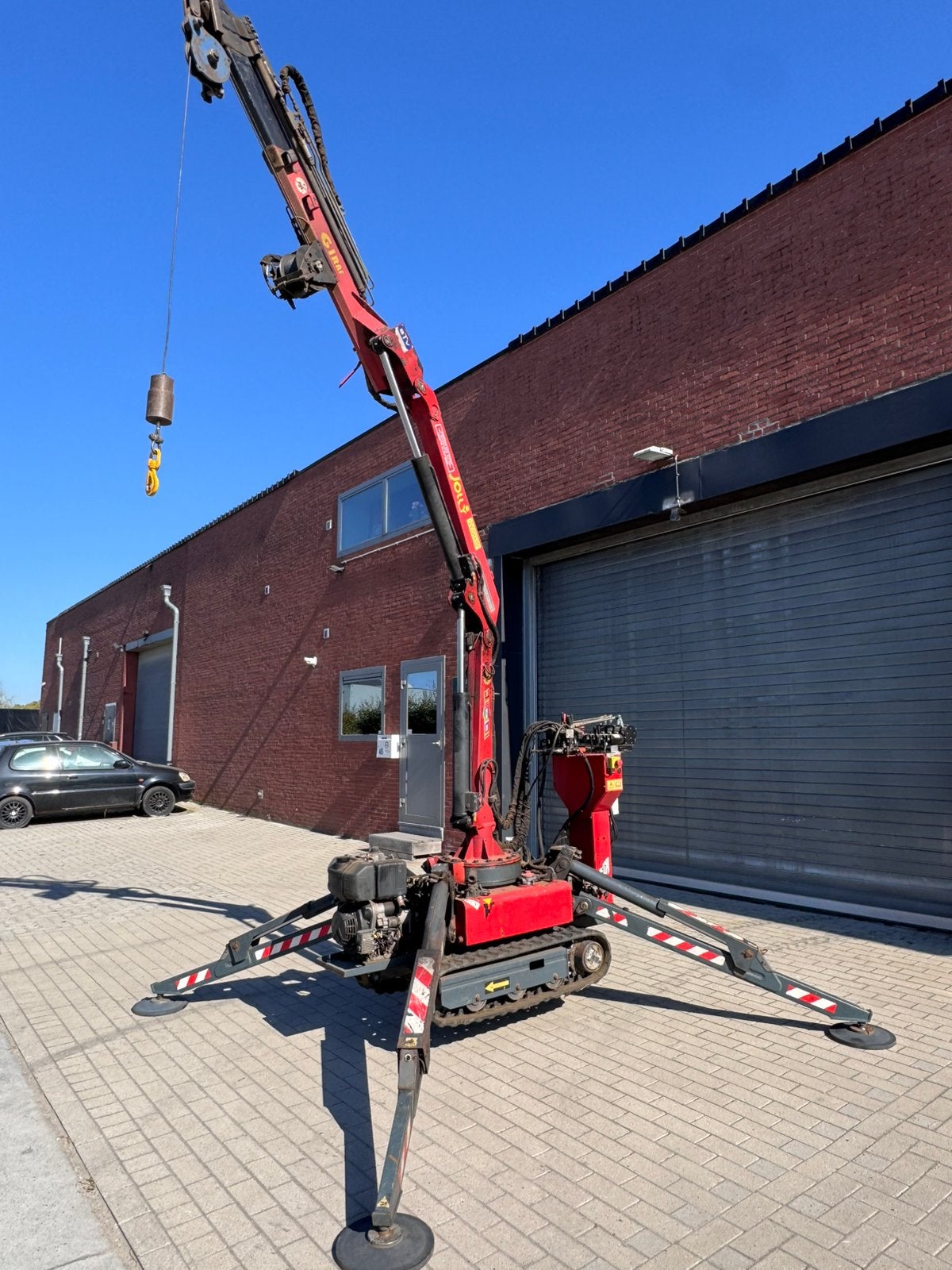 Compacte minikraan/spinkraan op rupsbanden(Giraf /Jolly), Zakelijke goederen, Ophalen