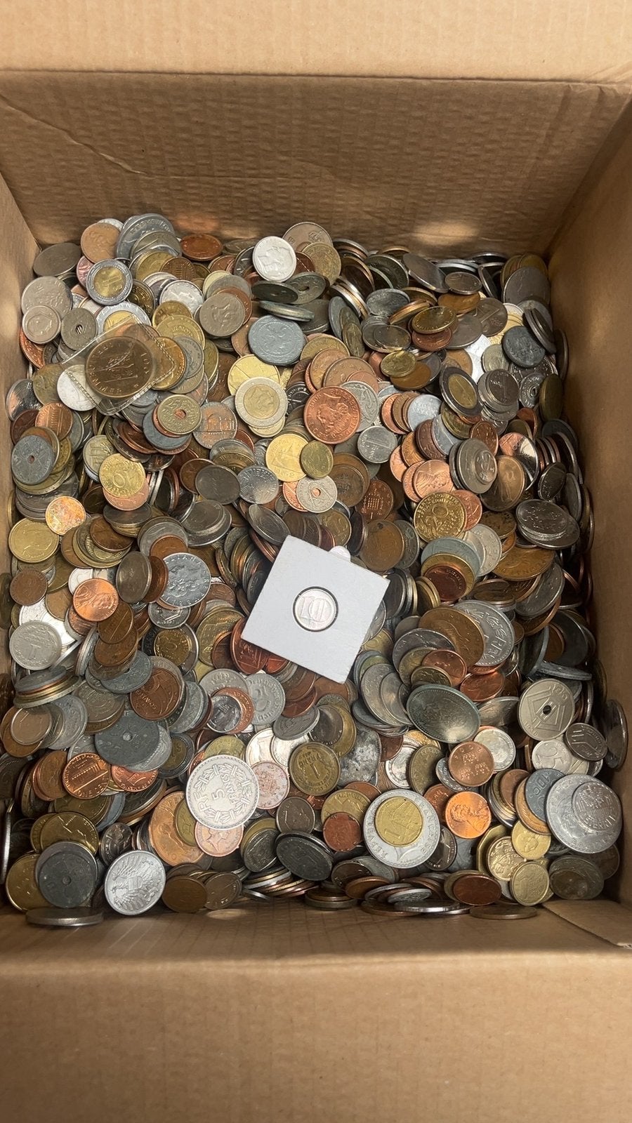 Pièces du monde de 9 kg trouvées au grenier, Enlèvement ou Envoi, Monnaie