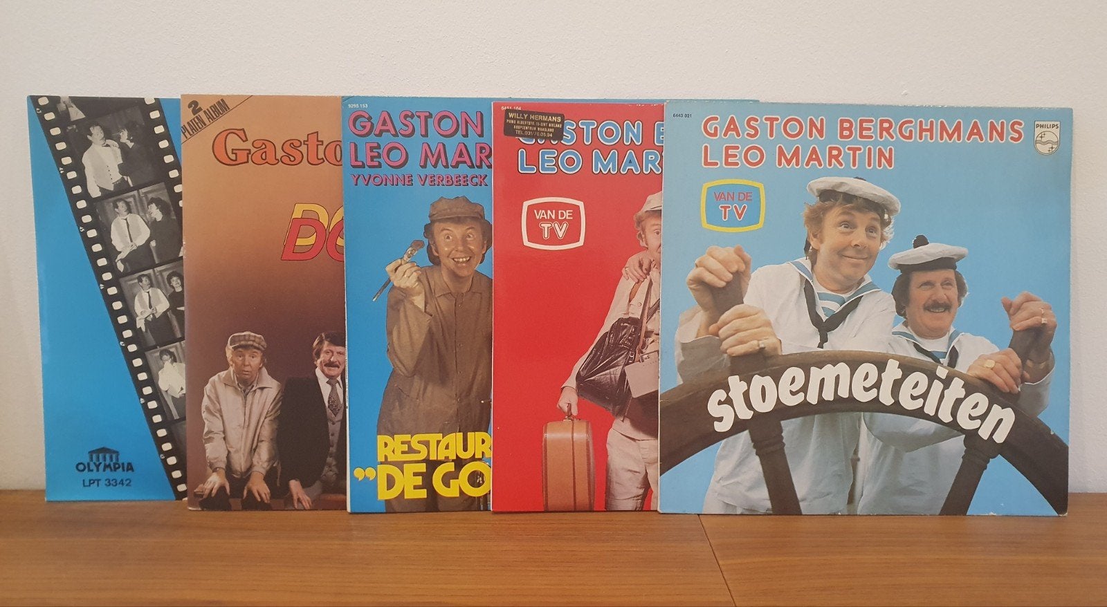 Lot 5x Gaston en Leo, Cd's en Dvd's, Ophalen of Verzenden