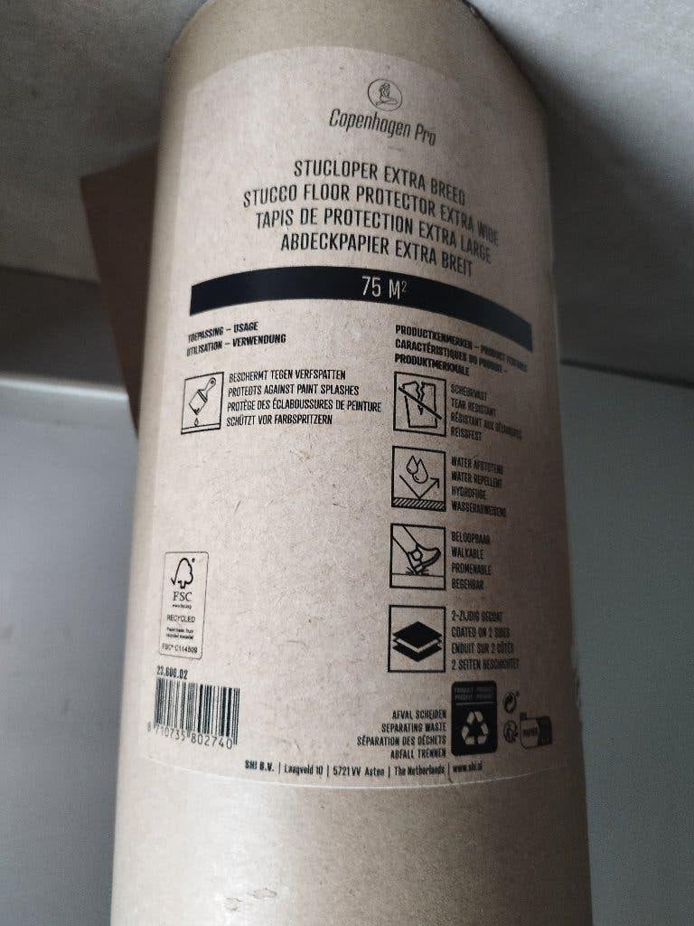 Rol afplakpapier vloer, Ophalen, Overige materialen, 30 cm of meer, Overige typen